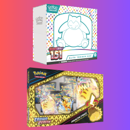 Pokemon TCG: S&V 151 ETB + Crown Zenith Pikachu VMax Box