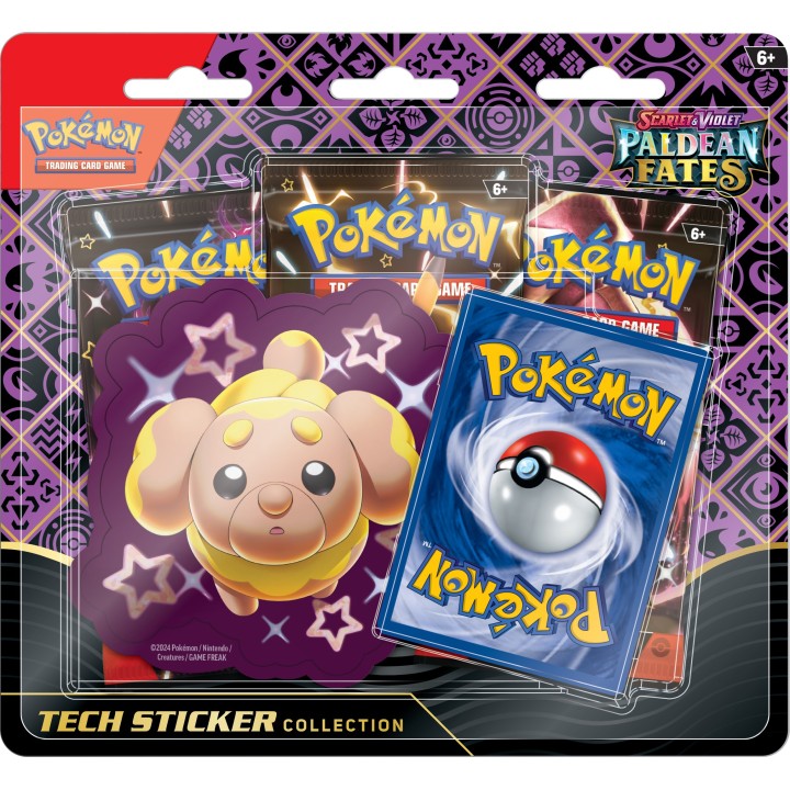 Pokemon TCG: Paldean Fates Tech Sticker Collection Fidough