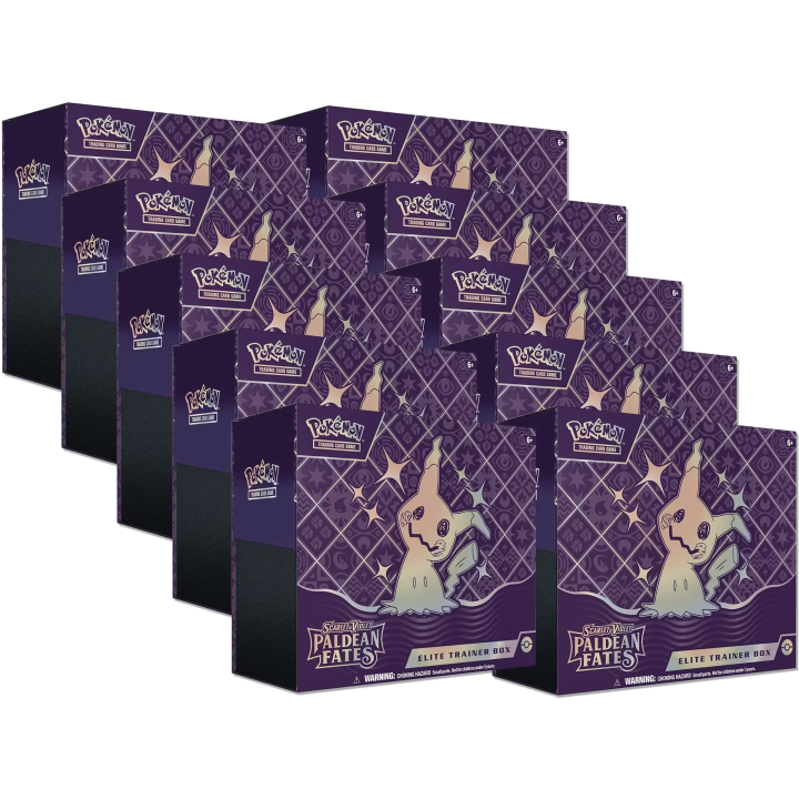 Pokemon TCG: Paldean Fates Elite Trainer Box CASE (10x ETB)