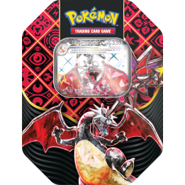 Pokemon TCG: Paldean Fates Tin 4-booster - Charizard