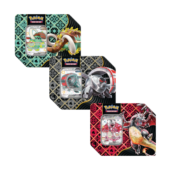 Pokemon TCG: Paldean Fates Tin 5-booster - KOMPLET