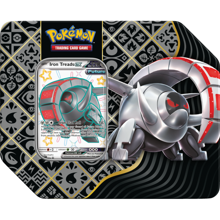 Pokemon TCG: Paldean Fates Tin 5-booster - Iron Treads