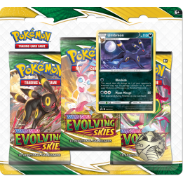 Pokemon TCG: Evolving Skies 3-pack - Umbreon