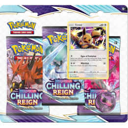Pokemon TCG: Chilling Reign 3-Pack - Eevee