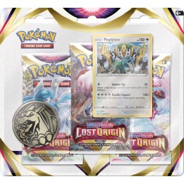 Pokémon TCG: Lost Origin 3-pack Regigigas