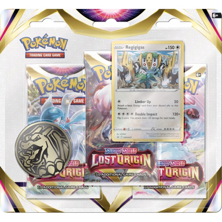Pokémon TCG: Lost Origin 3-pack Regigigas
