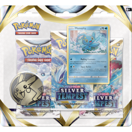 Pokemon TCG: Silver Tempest 3-pack - Manaphy